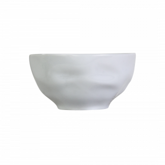 Bowl Tigela Sobremesa Branco Relevo Orgânico 360 ml