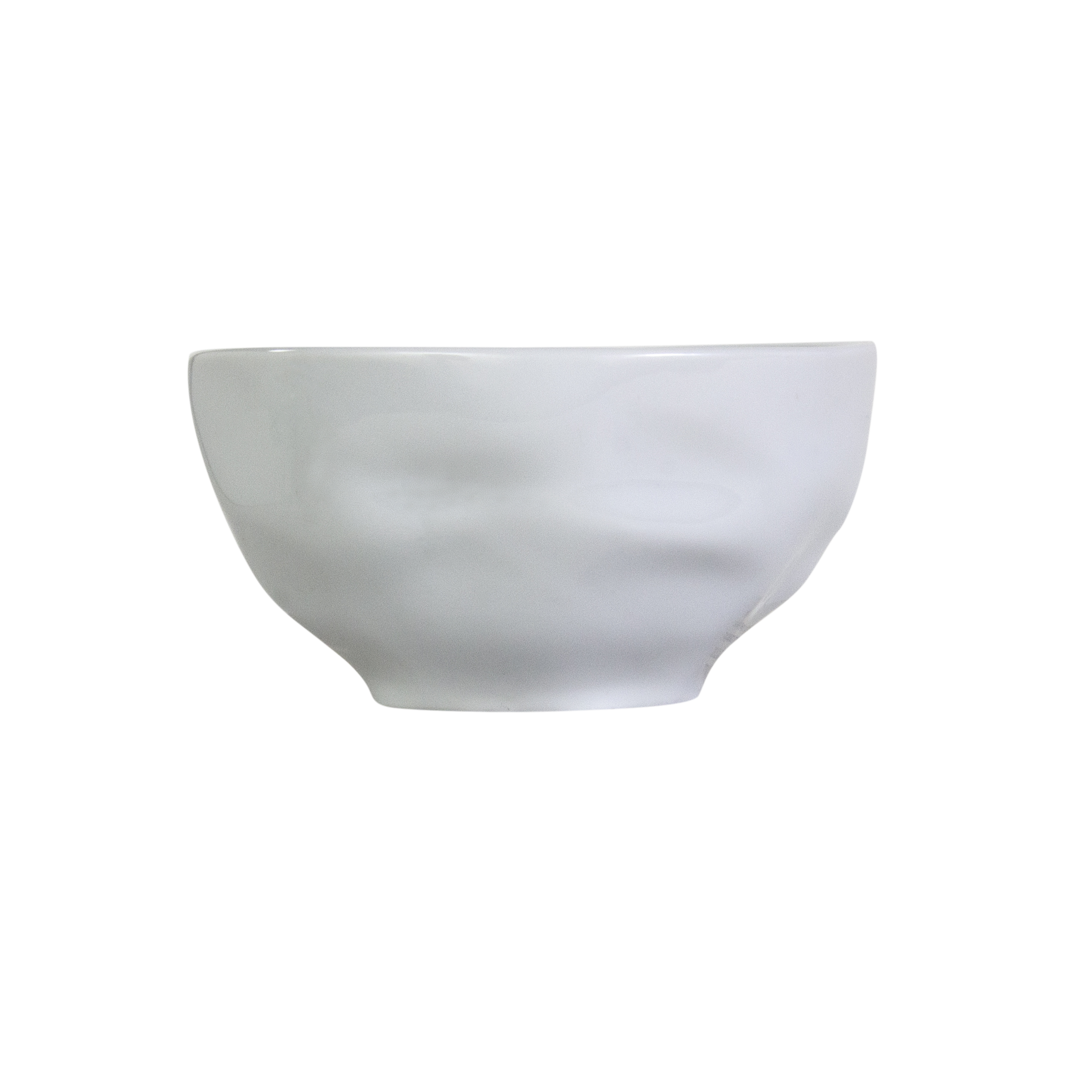 Bowl Tigela Sobremesa Branco Relevo Orgânico 360 ml