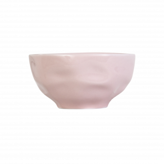 Bowl Tigela Sobremesa Rosa Fractal  Relevo Orgânico 360 ml