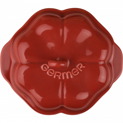 Cocotte Pimentão Vermelho 340 ml com Tampa Germer Porcelanas - Imagem 2