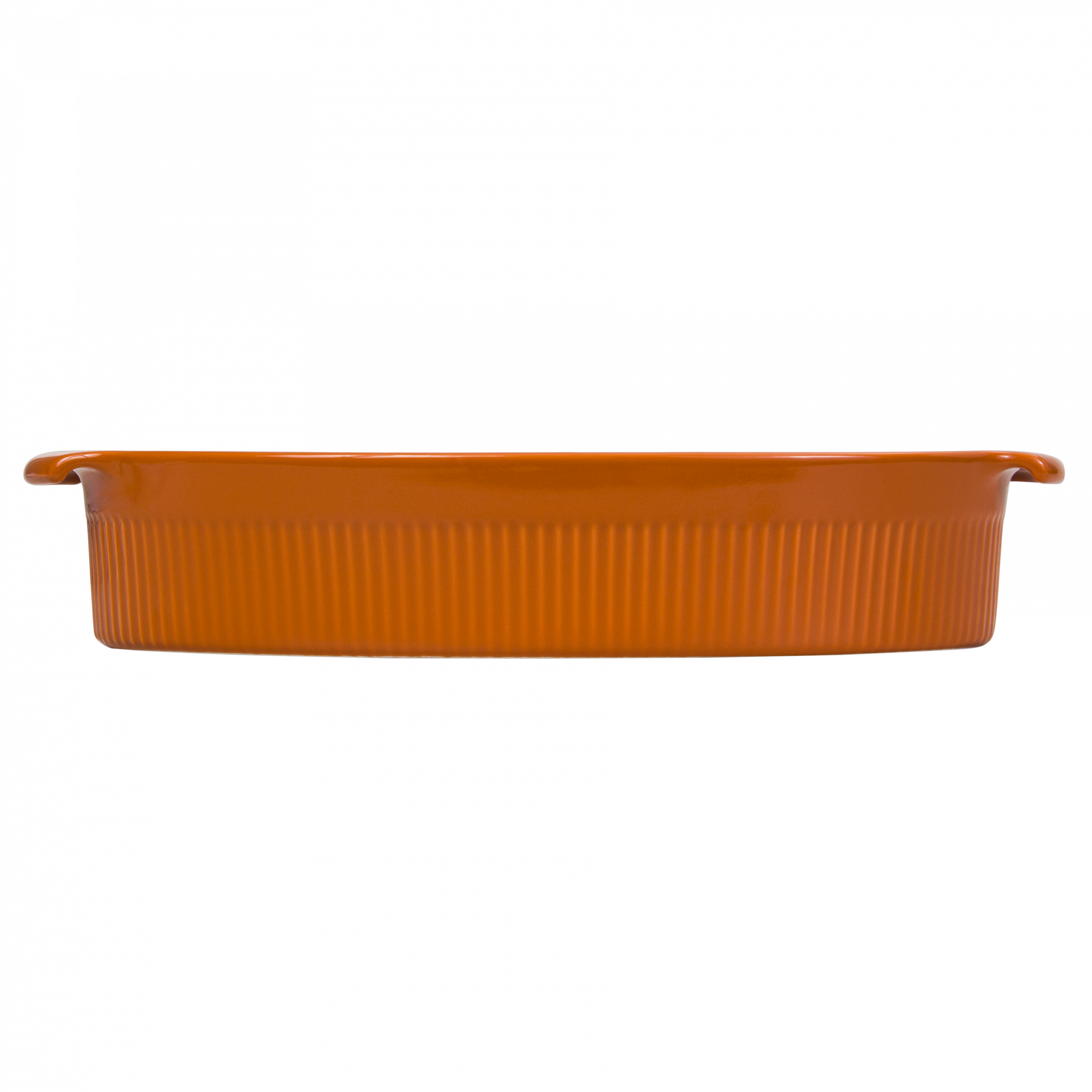 Travessa Refratária Oval 39 cm Laranja 2,9 L - Imagem 2