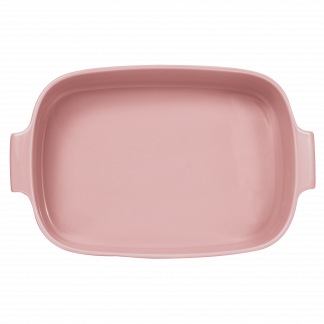 Travessa Retangular 37x26 Rosa Fractal 4,9L  Germer Porcelanas