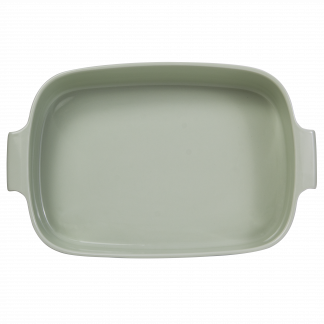 Travessa Retangular 37x26 Verde Menta 4900 ml Germer Porcelanas