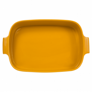 Travessa Retangular 37x26  Amarelo 4,9 L Germer Porcelanas