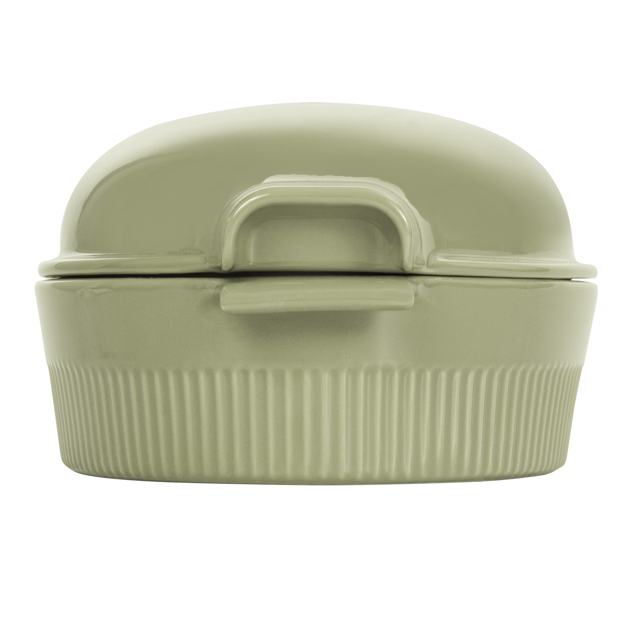 Roaster Refratário 34,7 cm com Tampa Verde Chá 3,1 L - Imagem 2