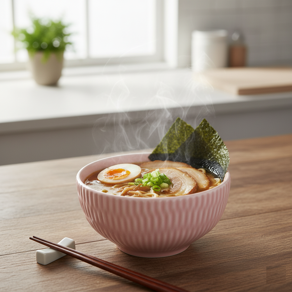 Bowl Tigela Sobremesa Rosa Fractal Relevo Shell 408 ml Germer - Imagem 2