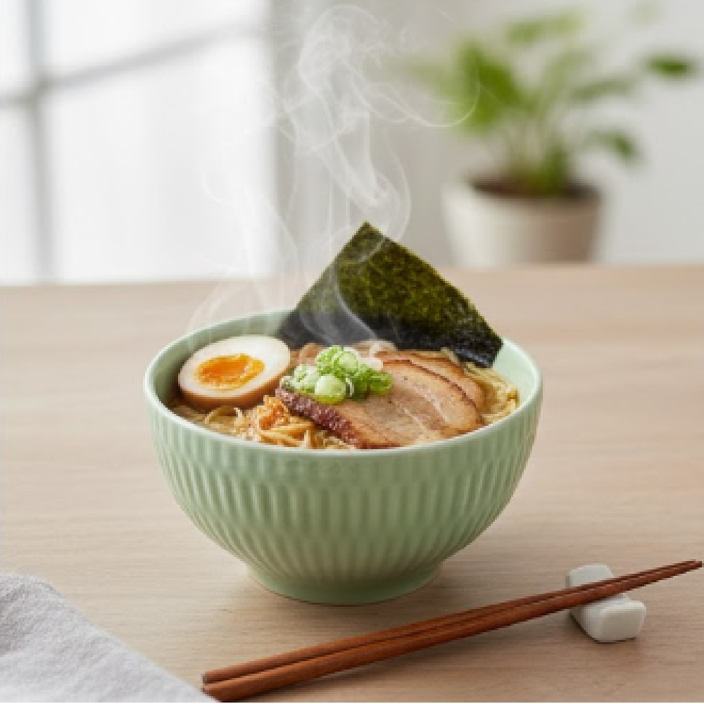 Bowl Tigela Sobremesa Verde Menta Relevo Shell 408 ml Germer - Imagem 5