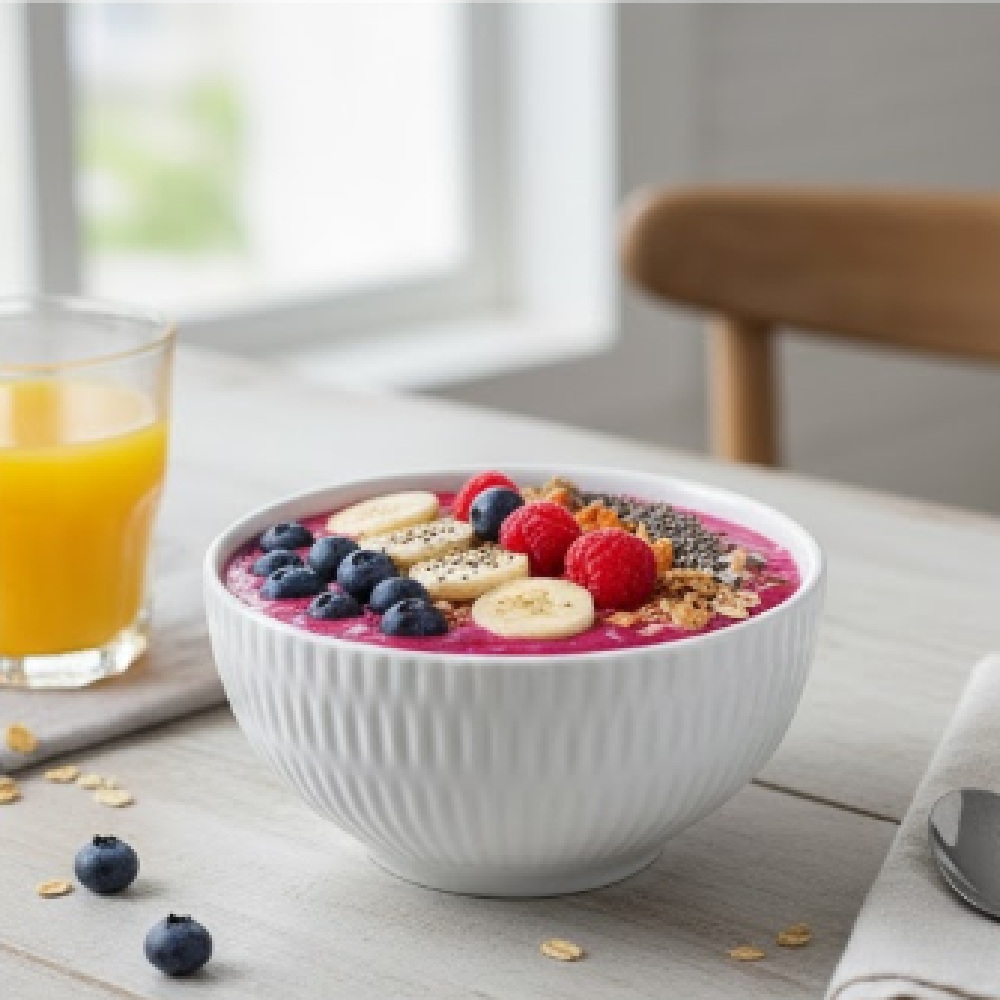 Bowl Tigela Sobremesa Branco Relevo Shell 408 ml Germer - Imagem 3