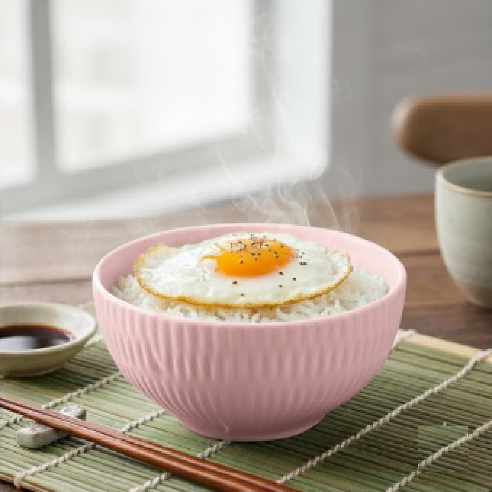 Bowl Tigela Sobremesa Rosa Fractal Relevo Shell 408 ml Germer - Imagem 4