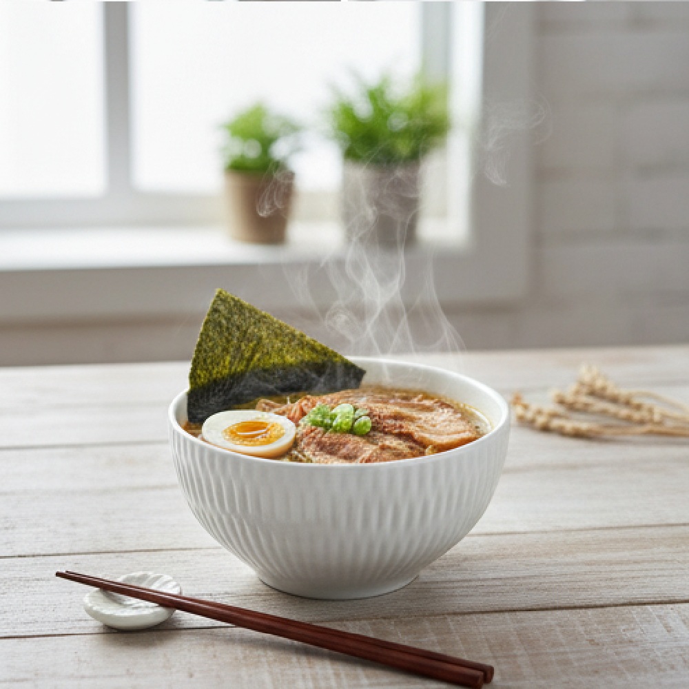 Bowl Tigela Sobremesa Branco Relevo Shell 408 ml Germer - Imagem 5