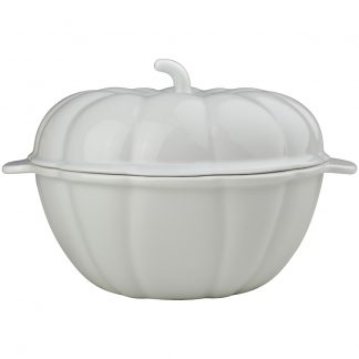 Cocotte Abóbora com Tampa Branca 1,65 L