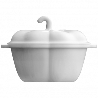 Cocotte Pimentão Branco com Tampa 340 ml