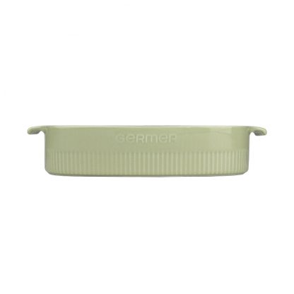 Travessa Retangular 37x26 Verde Chá 4,9 L Germer Porcelanas