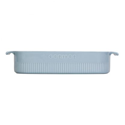 Travessa Retangular 30x21 Azul Vintage 2,98 L - Imagem 2