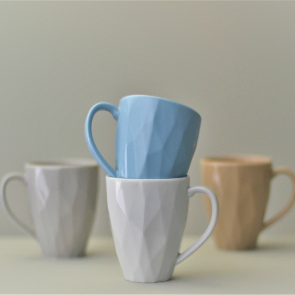 Caneca  Chá Café Cinza Edros 338 ml - Imagem 2