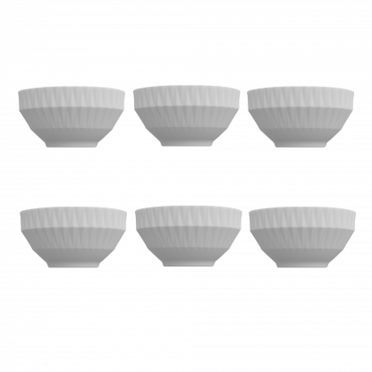 Bowl Branco Relevo Diamante 422 ml - Imagem 3