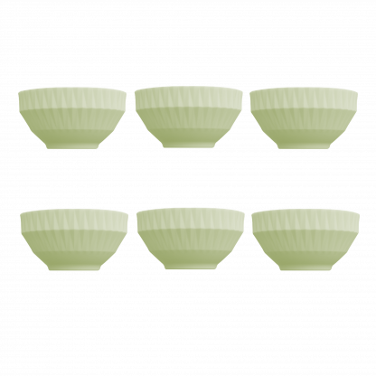 Bowl Verde Menta Relevo Diamante 422 ml - Imagem 3