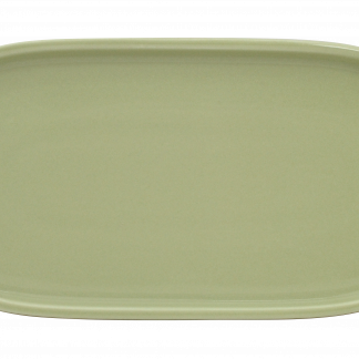 Bandeja Refratária 25 cm Média Verde Chá