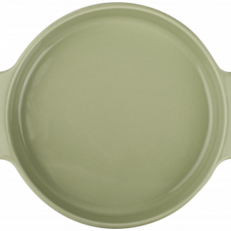 Forma Redonda com diâmetro 25 cm Verde Chá de Porcelana