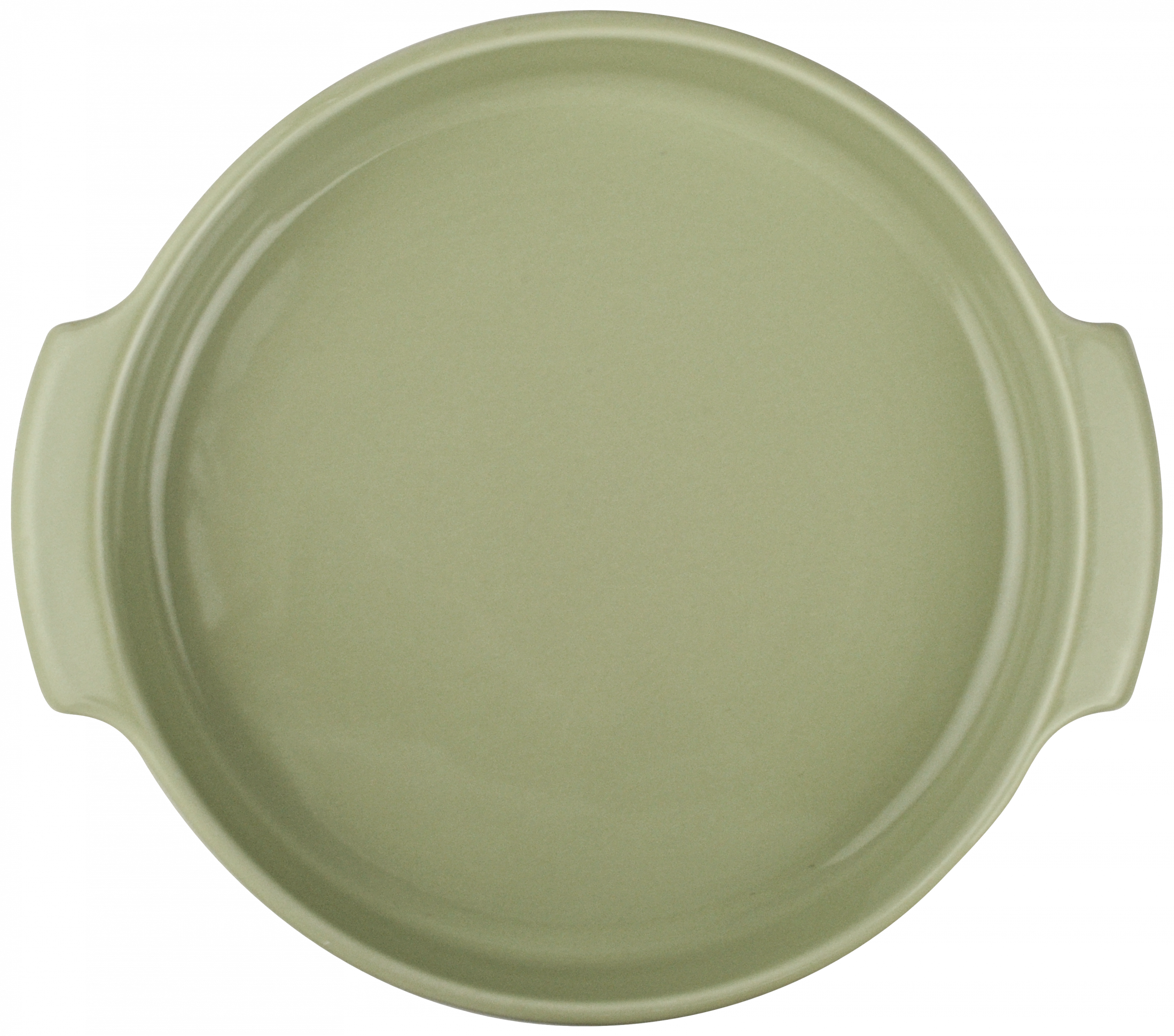 Forma Redonda com diâmetro 25 cm Verde Chá de Porcelana