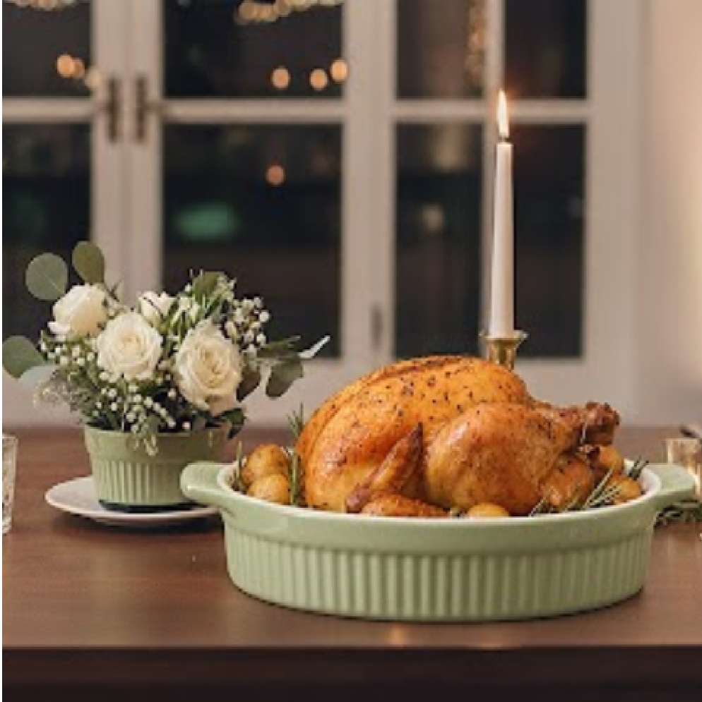 Forma Redonda com diâmetro 25 cm Verde Chá de Porcelana - Imagem 2