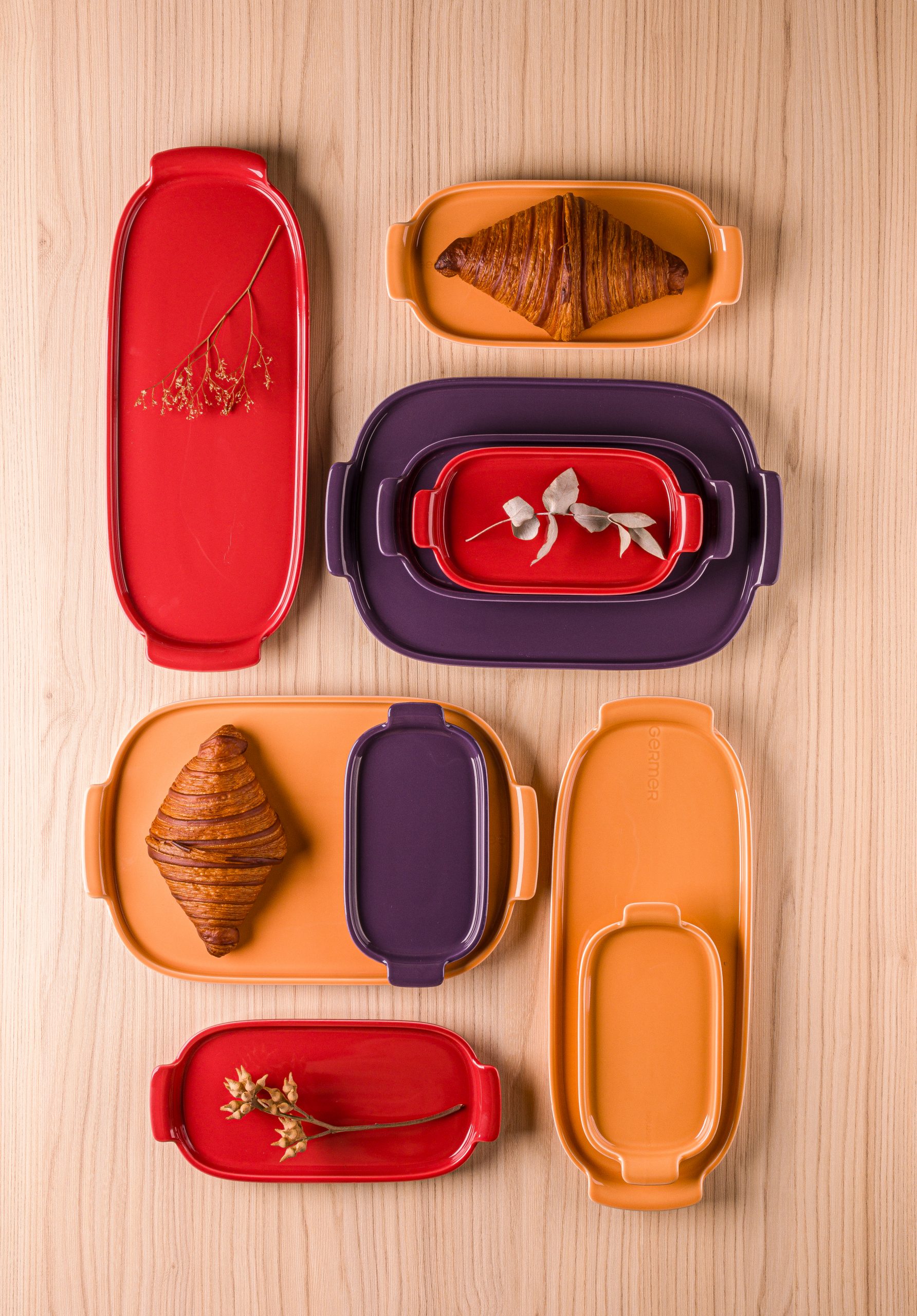 Bandeja Refratária 30,7 cm Grande Amarela - Imagem 4