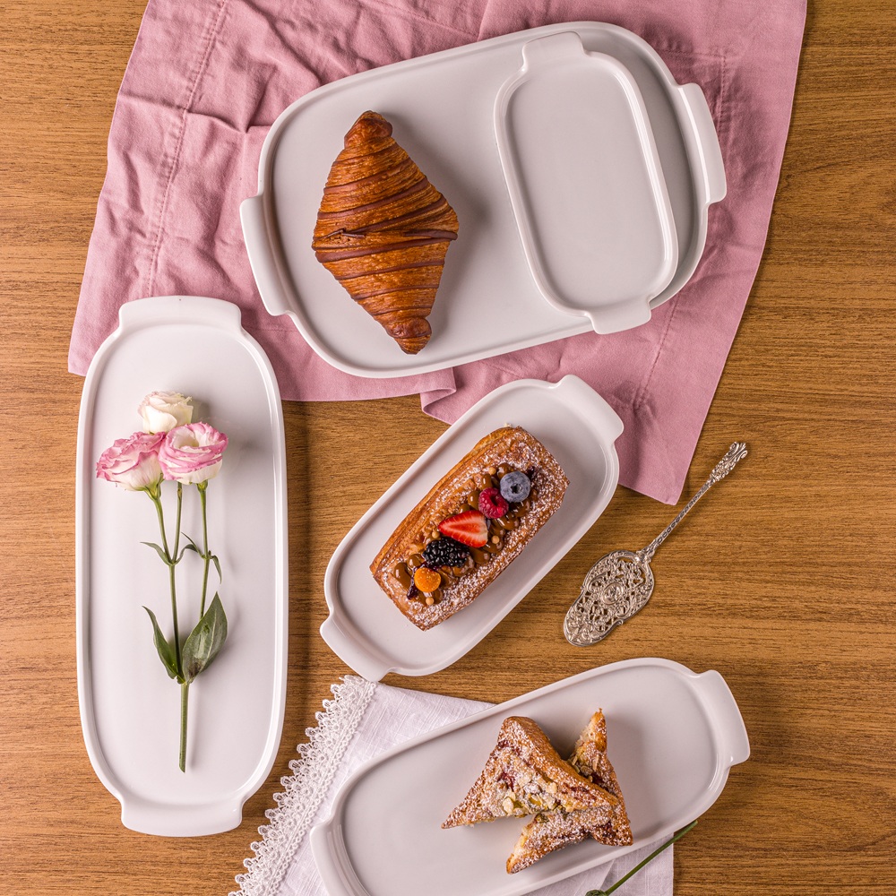 Bandeja Refratária 30,7 cm Grande Branca - Imagem 4