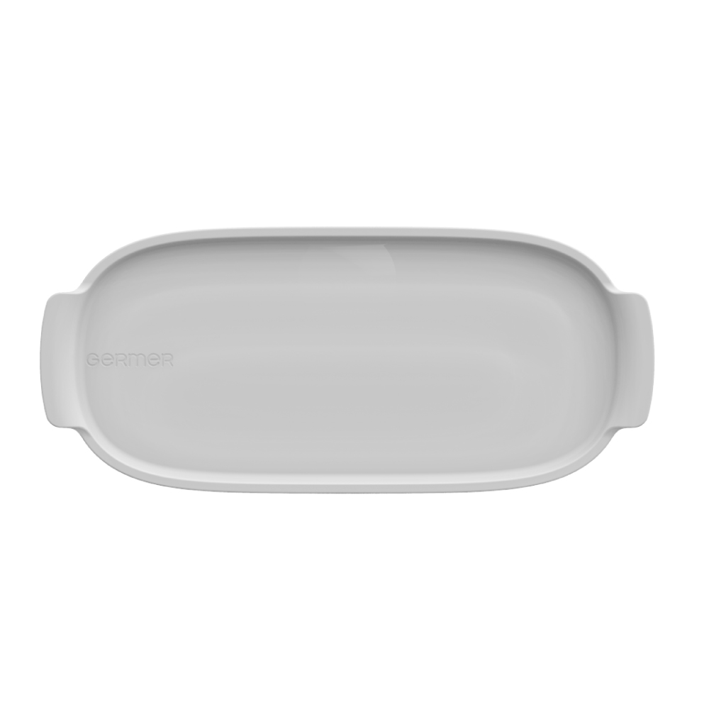 Bandeja Retangular 25 cm Branca M Assar e Servir