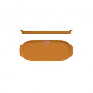 Bandeja Refratária 32,5 cm GG Amarela