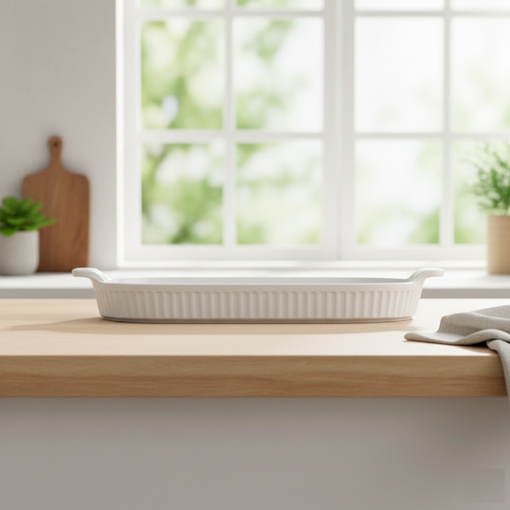 Bandeja Refratária 25 cm Média Branca - Imagem 4