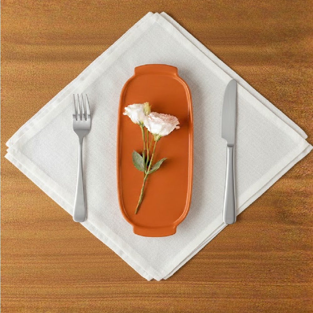 Bandeja Refratária 25 cm Média Laranja - Imagem 5