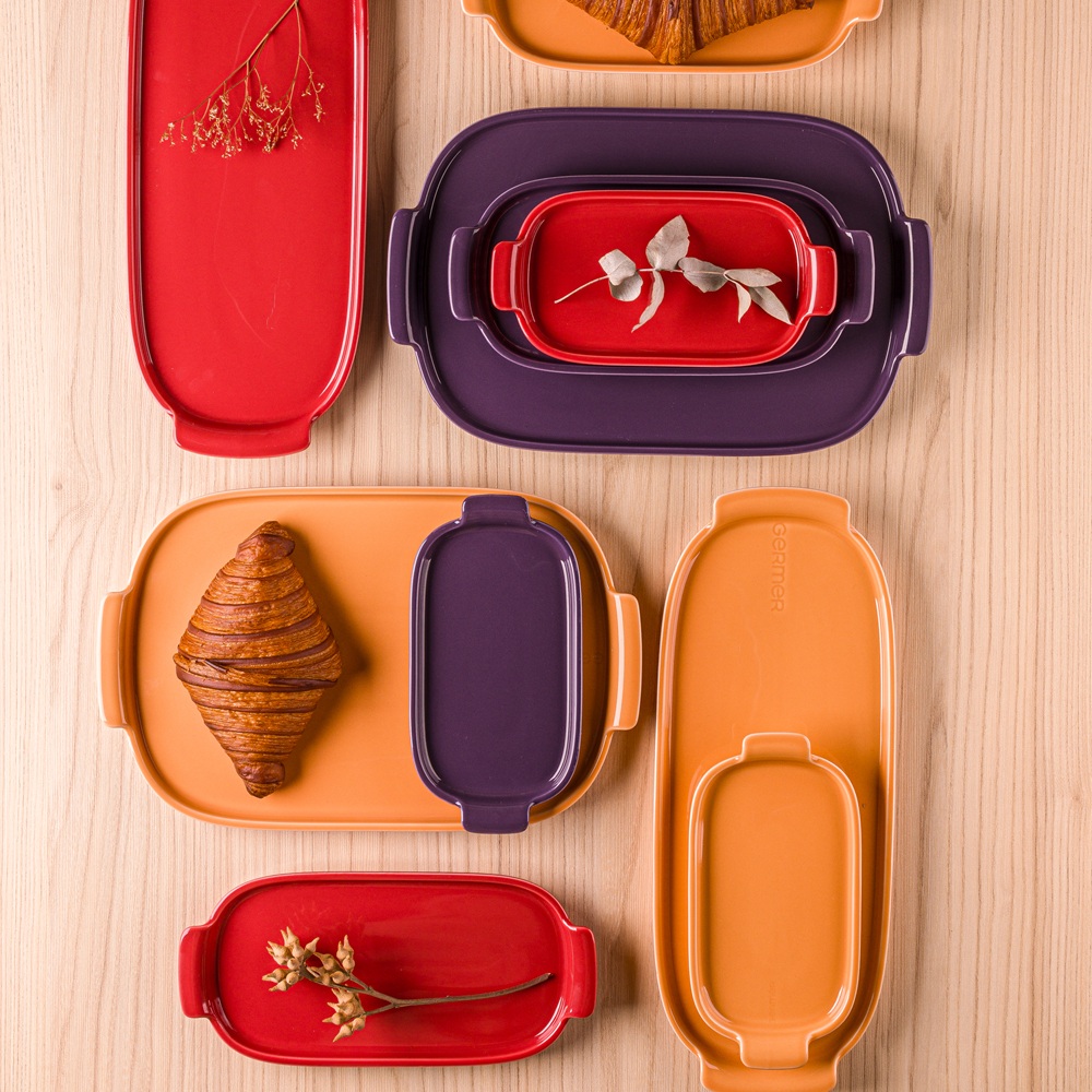 Bandeja Refratária 25 cm Média Amarela - Imagem 4