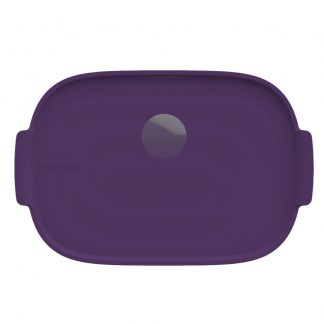 Bandeja Retangular 32,5 cm Ameixa Assar e Servir Porcelana