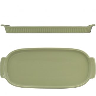 Bandeja Refratária 30,7 cm Grande Verde Chá