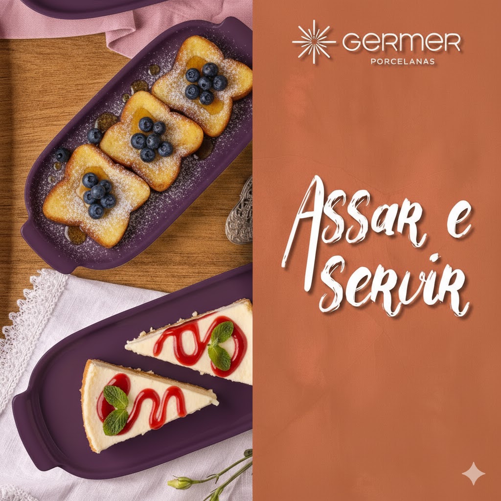 Bandeja Refratária 30,7 cm Grande Ameixa - Imagem 4