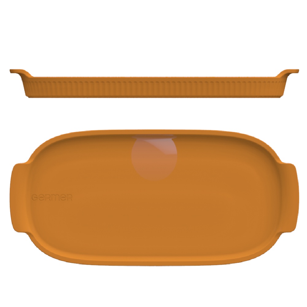 Bandeja Refratária 30,7 cm Grande Amarela