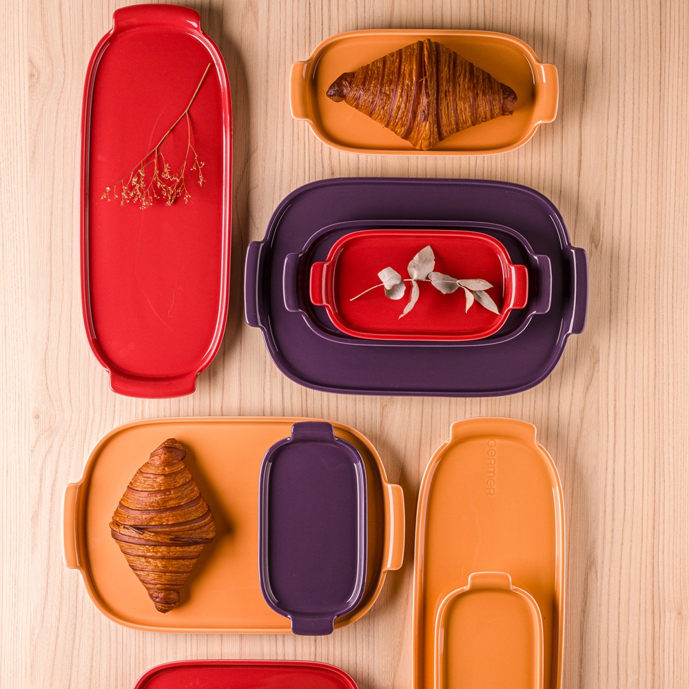 Bandeja Refratária 32,5 cm GG Vermelha - Imagem 3