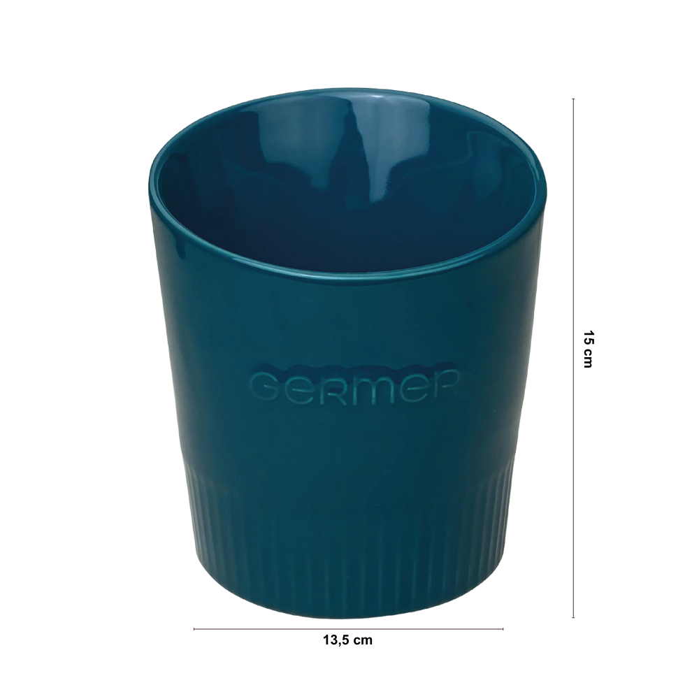 Porta Utensílios Diâmetro 13,5 cm Verdigris - Imagem 2