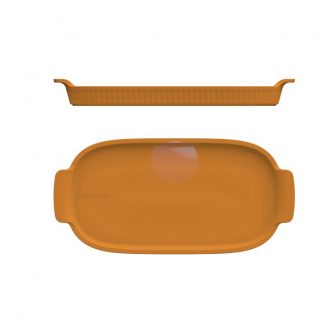 Bandeja Refratária 25 cm Média Amarela