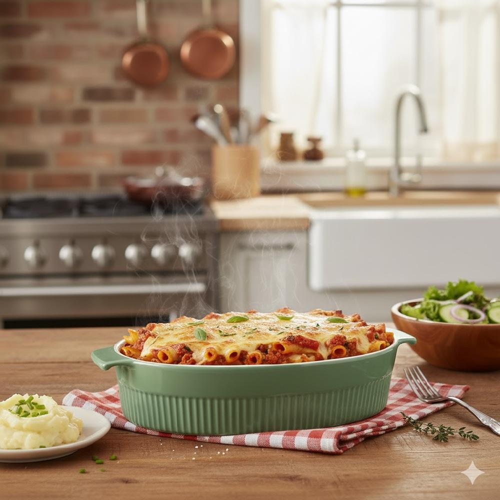 Roaster Refratário 34,7 cm Verde Chá 3,1 L - Imagem 2