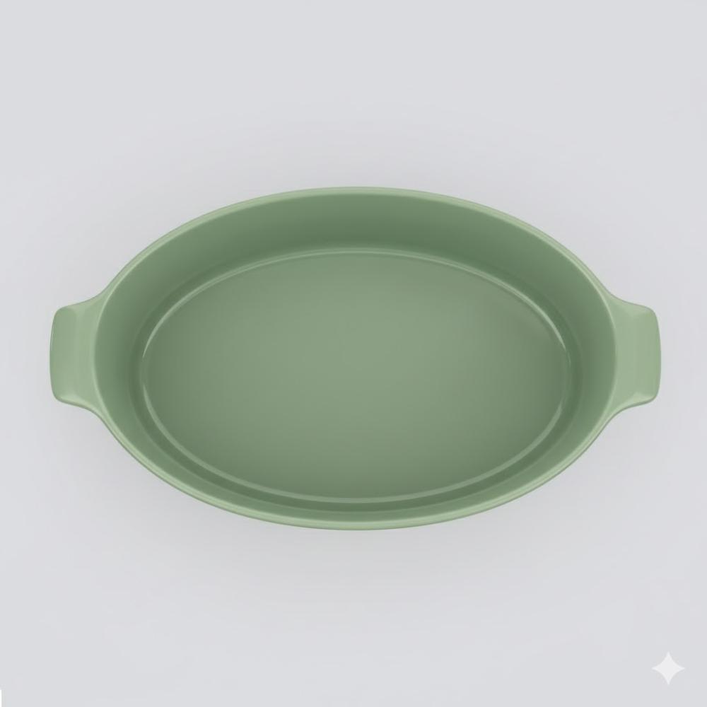 Roaster Refratário 34,7 cm Verde Chá 3,1 L - Imagem 3