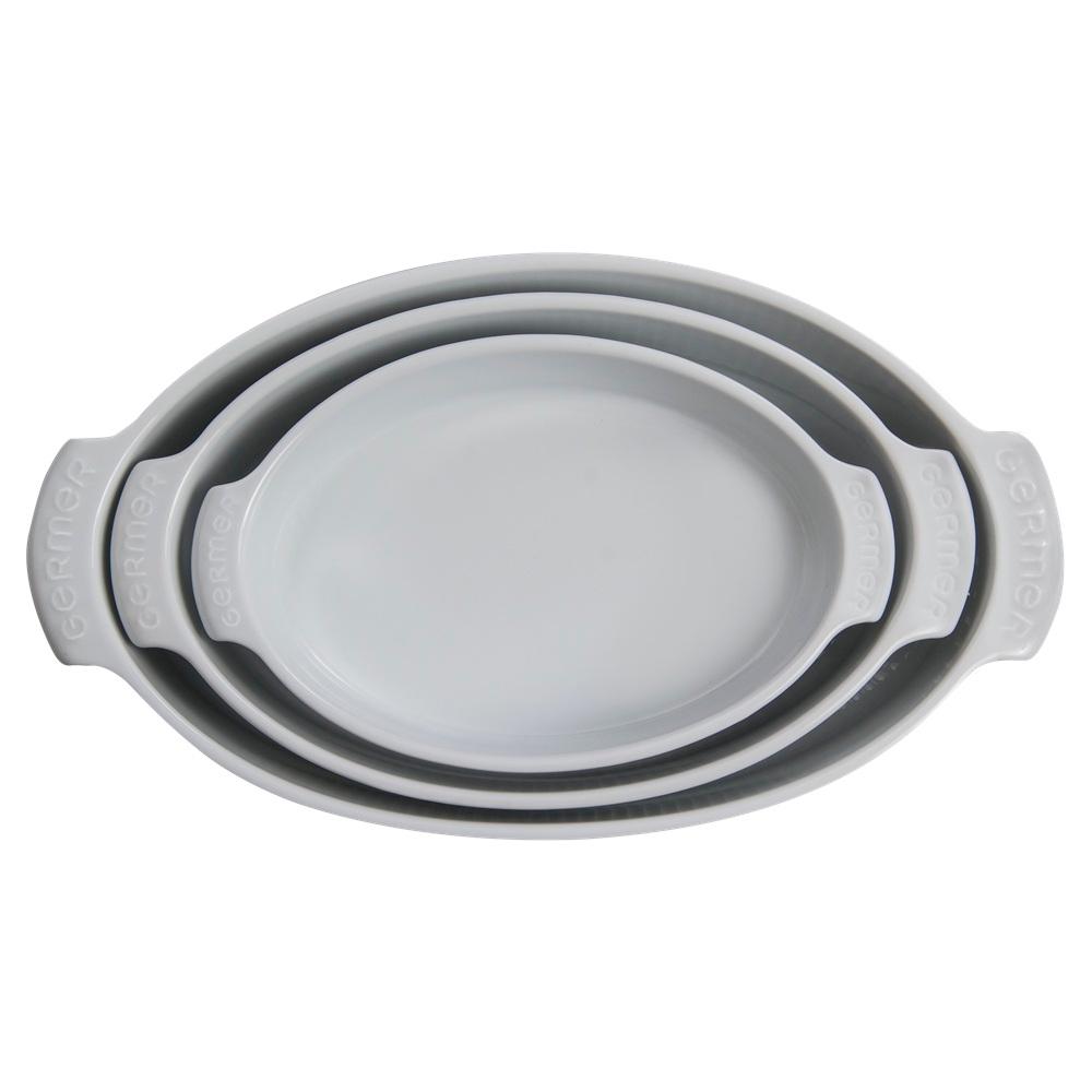 Travessa Refratária Oval 25,5 cm Branca 1,1 L - Imagem 3