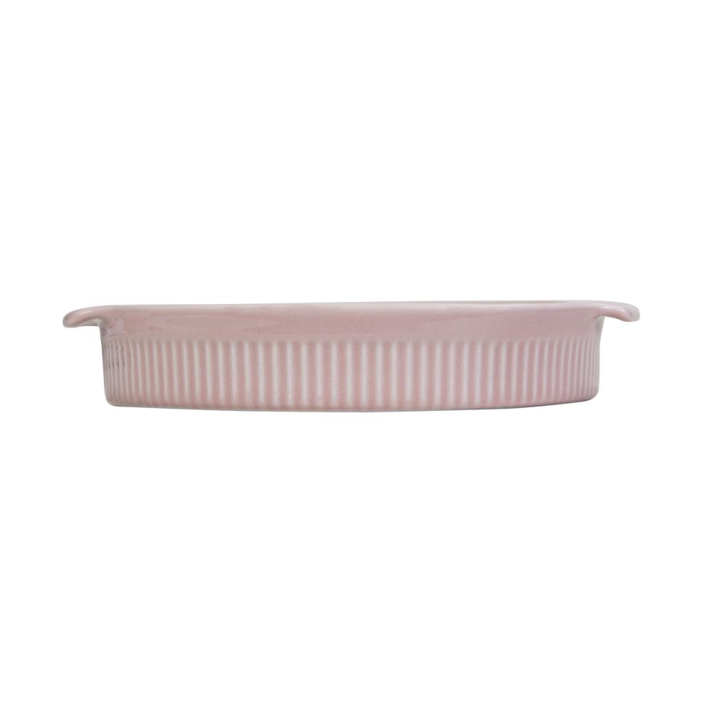 Forma Redonda Diâmetro 21 cm Rosa Fractal Germer Porcelanas