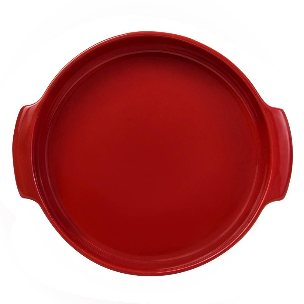 Forma Rendonda Diâmetro 25 cm Vermelha Germer Porcelanas - Imagem 2