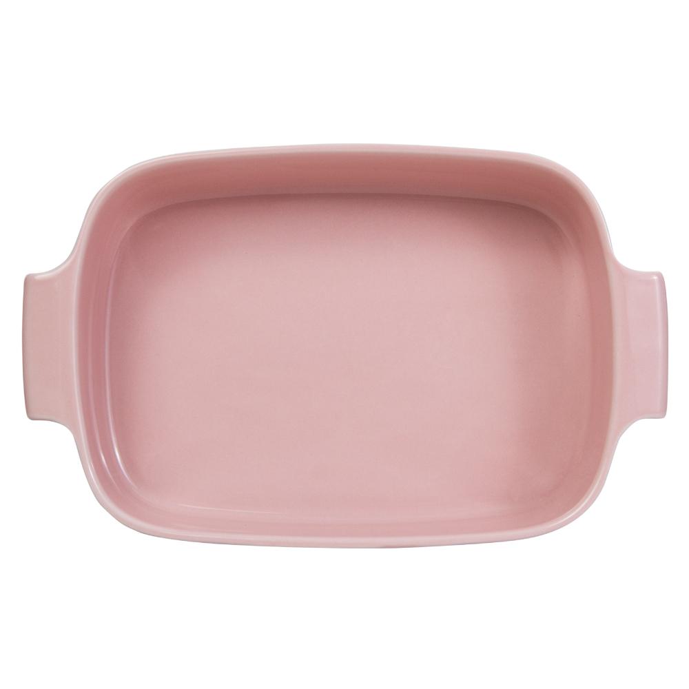 Travessa Retangular 30x21 Rosa Fractal 2,98 L - Imagem 2