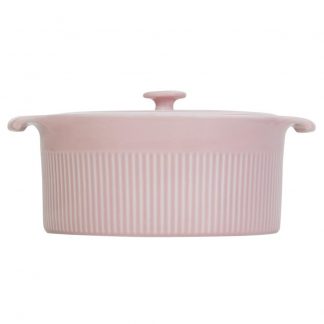 Cocotte Diâmetro 22 cm Rosa Fractal 2,7 L Germer Porcelanas