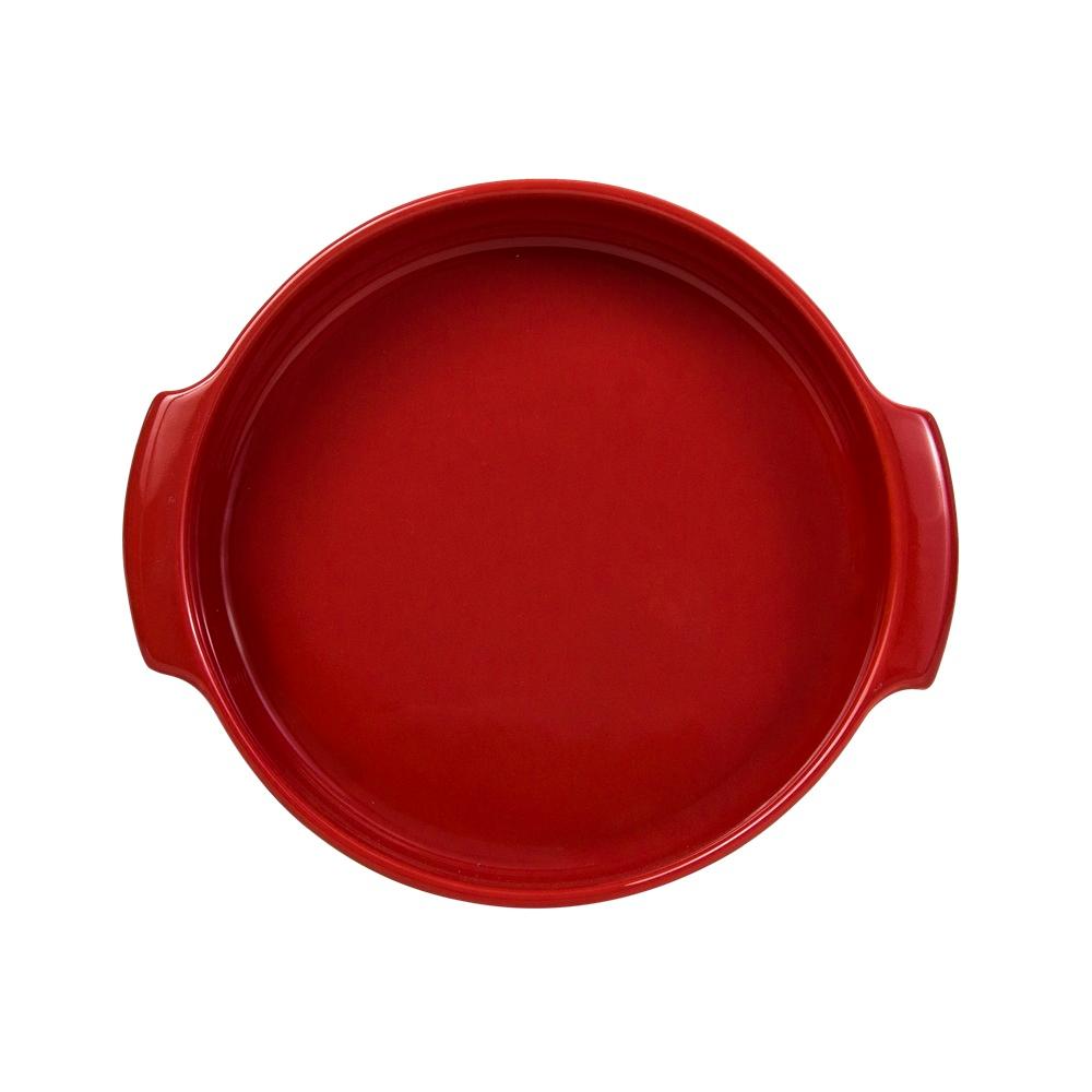 Forma Redonda Diâmetro 21 cm Vermelha Germer Porcelanas - Imagem 2