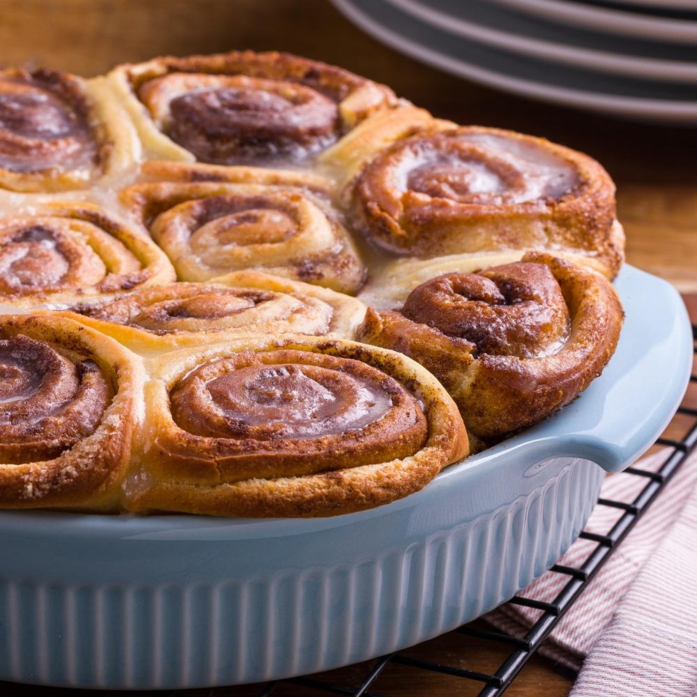 Forma Redonda Diâmetro 25 cm Azul Vintage Germer Porcelanas - Imagem 3