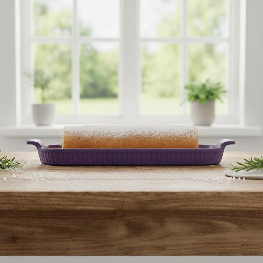 Bandeja Refratária 25 cm Média Ameixa - Imagem 3