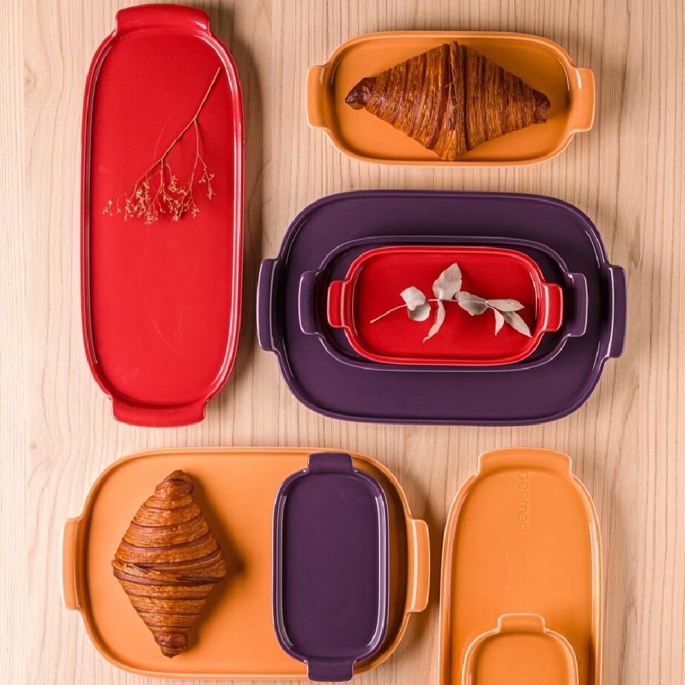 Bandeja Refratária 25 cm Média Ameixa - Imagem 4